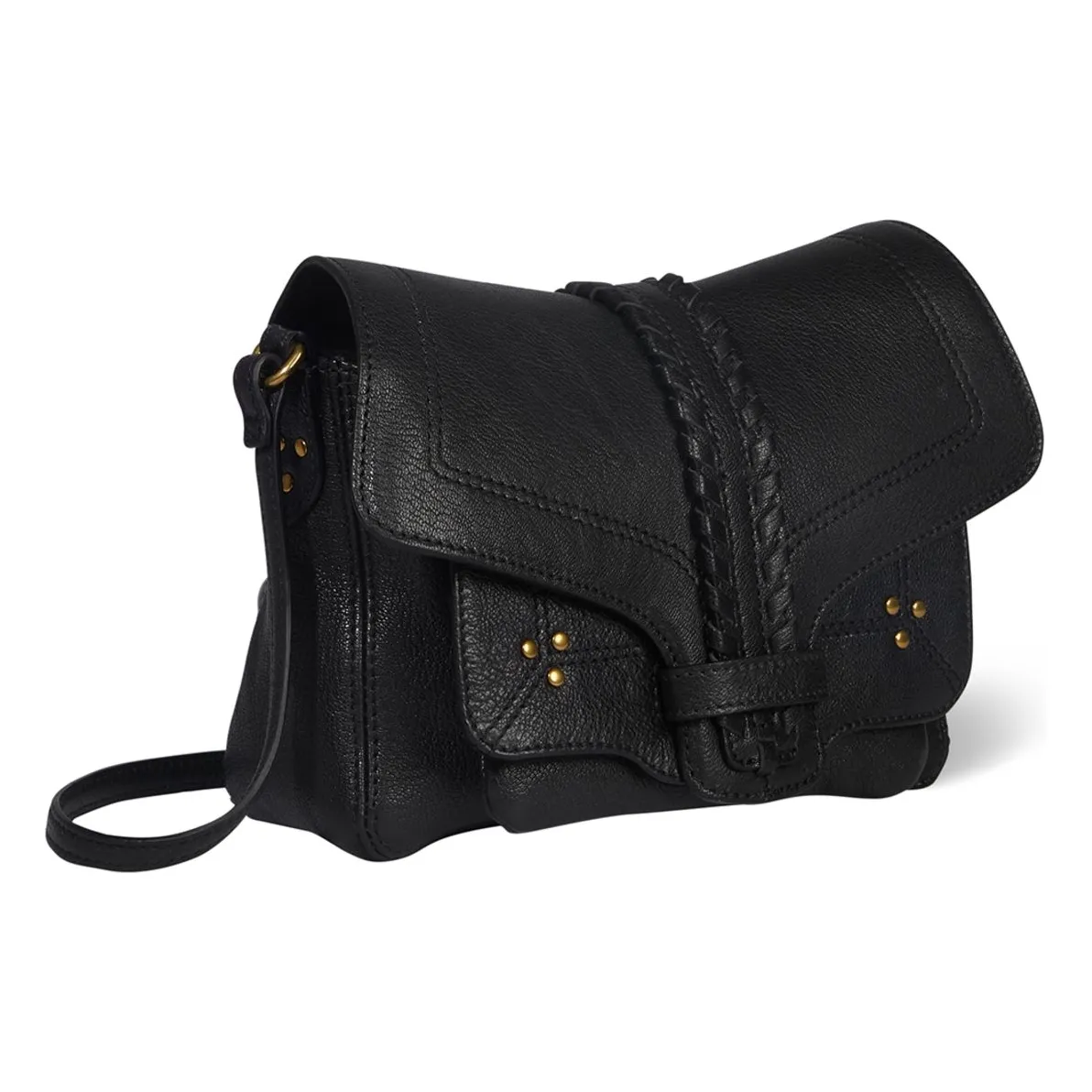 Sac Harry S Chèvre Grainé | Noir- Image produit n°3