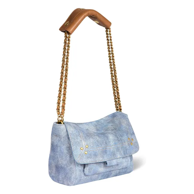 Bag Lulu S Croûte Velours | Washed blue