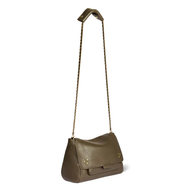 Bolso Lulu M Cabra | Verde Kaki