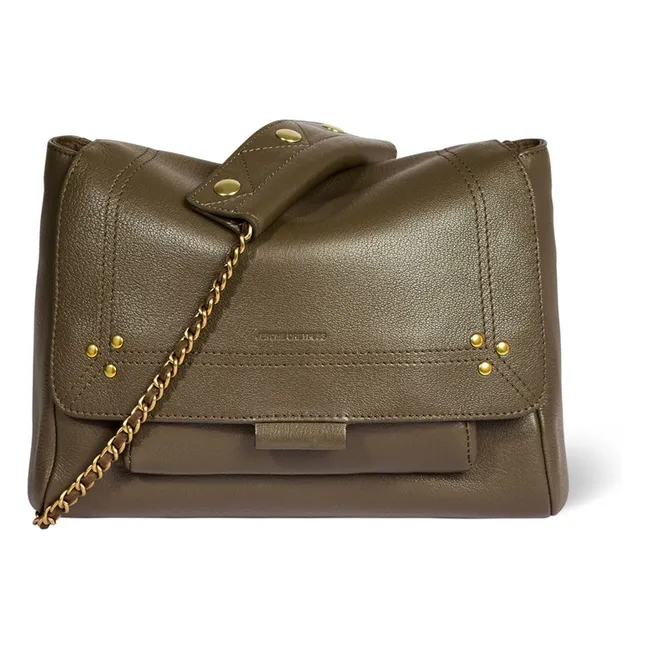 Lulu M Bag Goat | Khaki
