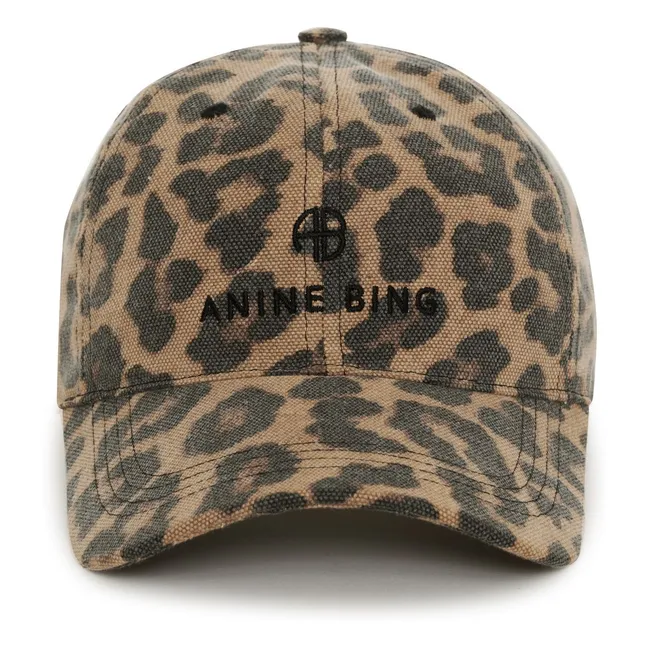 Casquette Jeremy Léopard | Marron