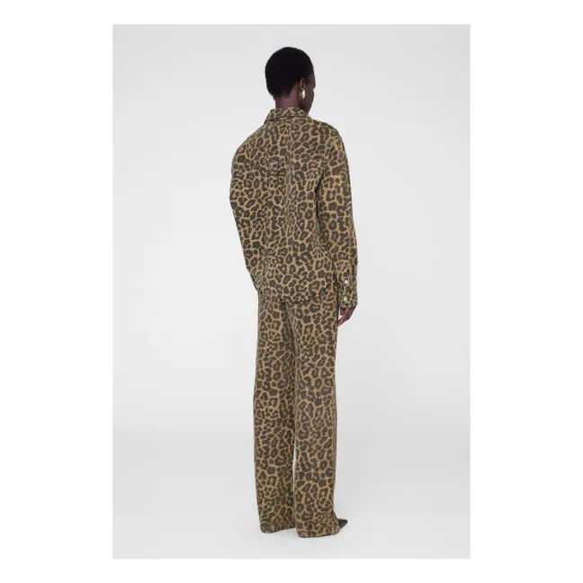 Paxton Leopard shirt | Brown