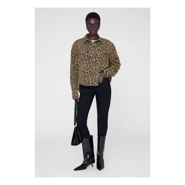 Paxton Camisa de leopardo | Marrón