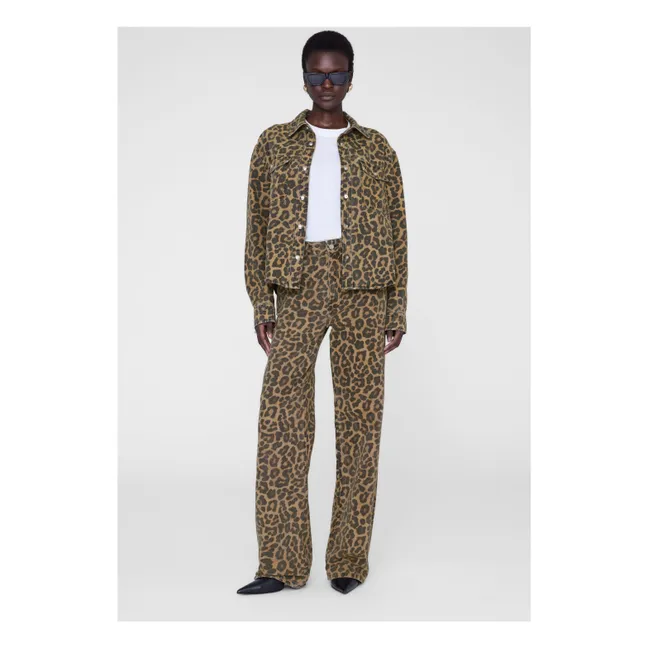 Paxton Camisa de leopardo | Marrón