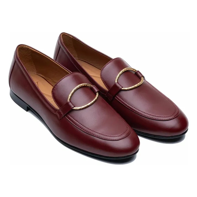 Tomboy Chic loafers | Burgundy