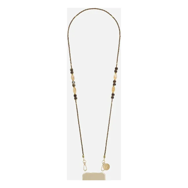 Chiara Cadena larga 120 cm | Marrón