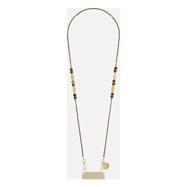 Chiara Cadena larga 120 cm | Marrón- Imagen del producto n°1