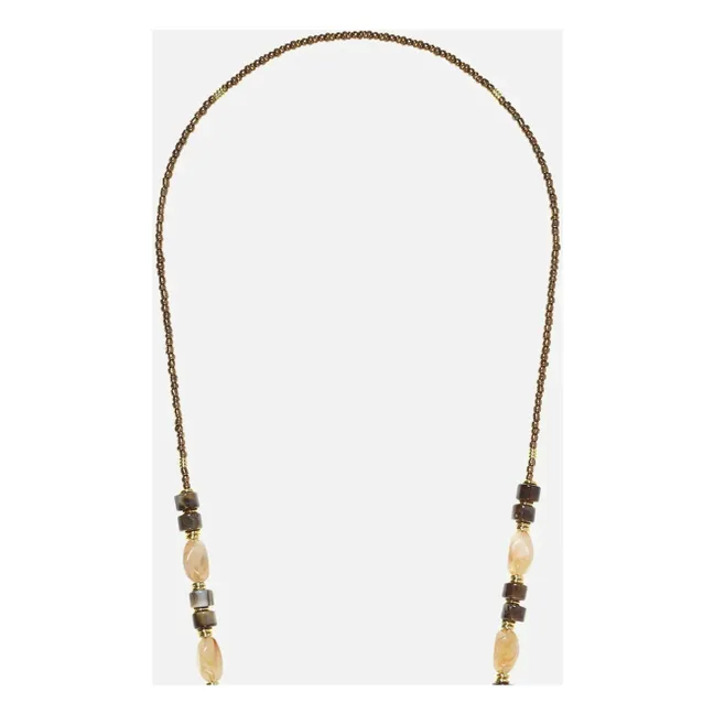 Chaine Longue Chiara 120 cm | Marron