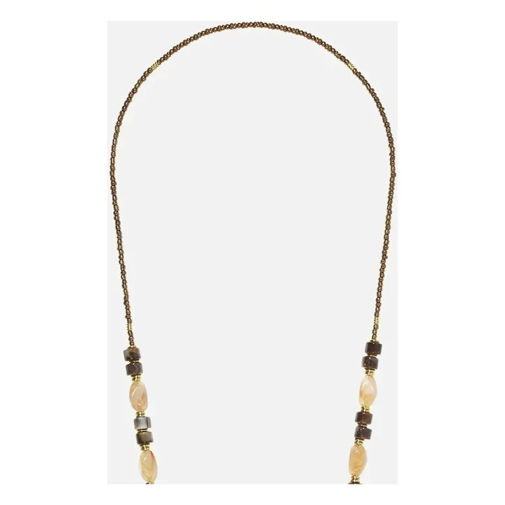 Chiara Cadena larga 120 cm | Marrón- Imagen del producto n°2