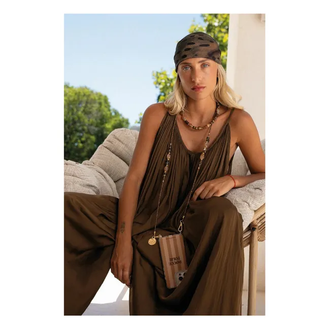 Chiara 120 cm long chain | Brown