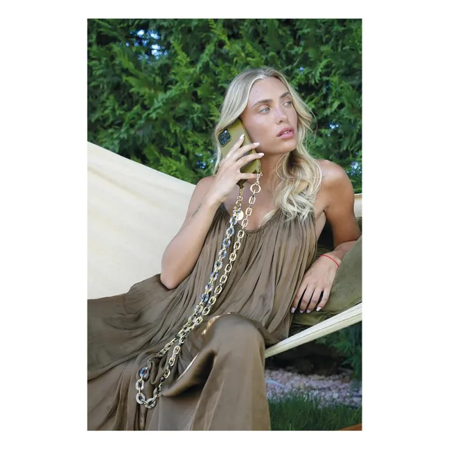 Catena Cassy lunga 120 cm | Marrone