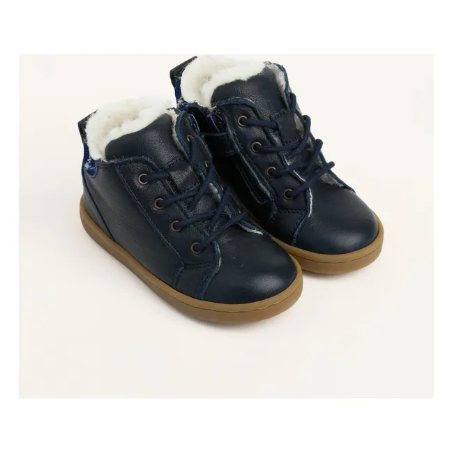Chaussures Fourrées Auguste | Bleu marine