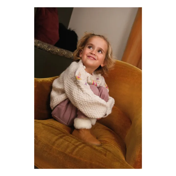 Chaussures Premiers Pas Fourrées Capucine | Camel- Image produit n°2