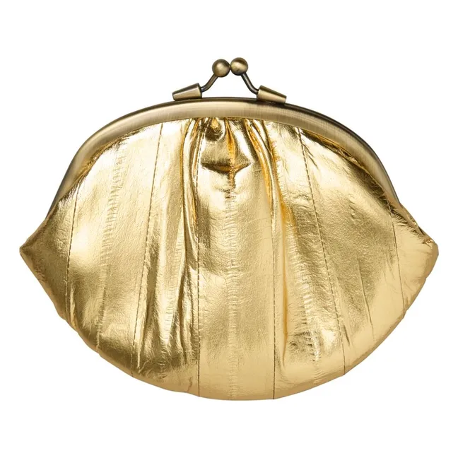 Borsellino metallico della nonna | Dorato