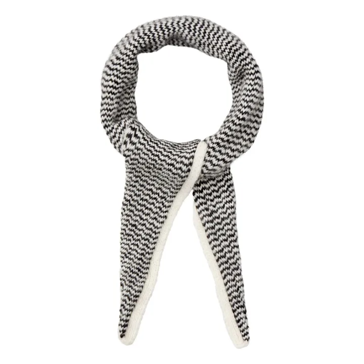 Echarpe Grafine Tria Alpaga | Gris- Image produit n°0