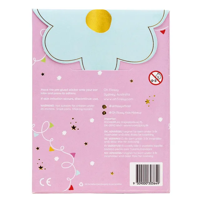 Self-adhesive earrings