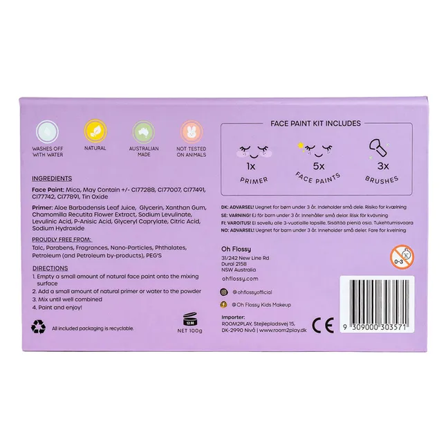 Kit di pittura per il viso Magic Garden