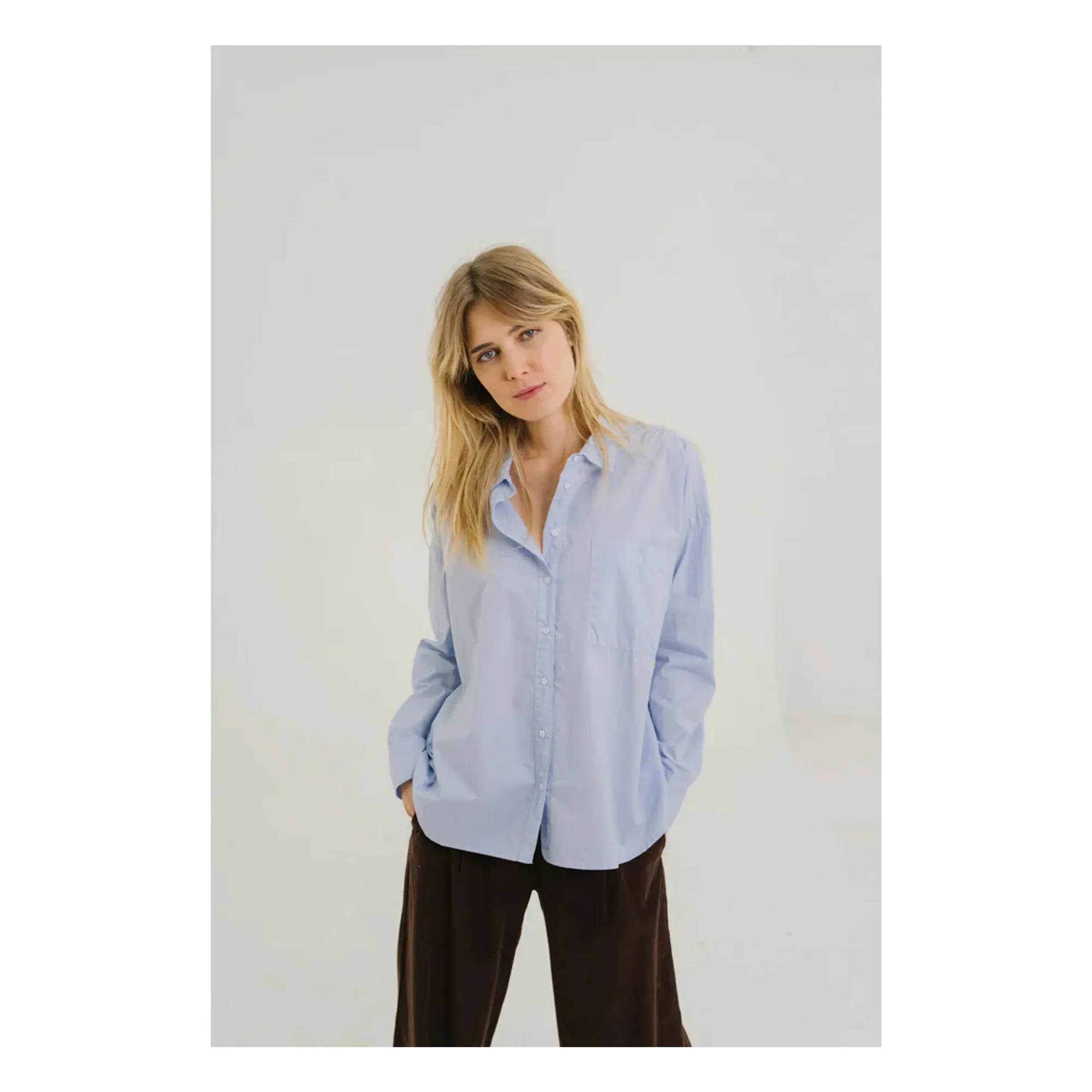 Sacrécoeur Light Blue Caroline Shirt