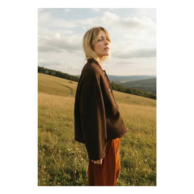 Jay Virgin Wool Jacket | Brown