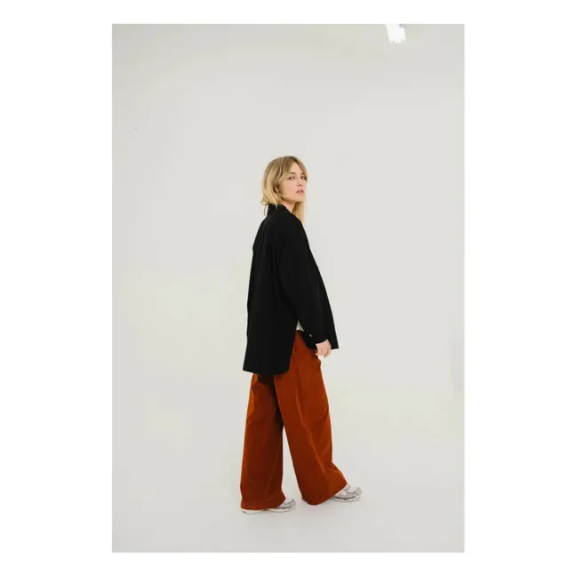 Sur-Chemise Rupine Velours Mielleraies | Noir