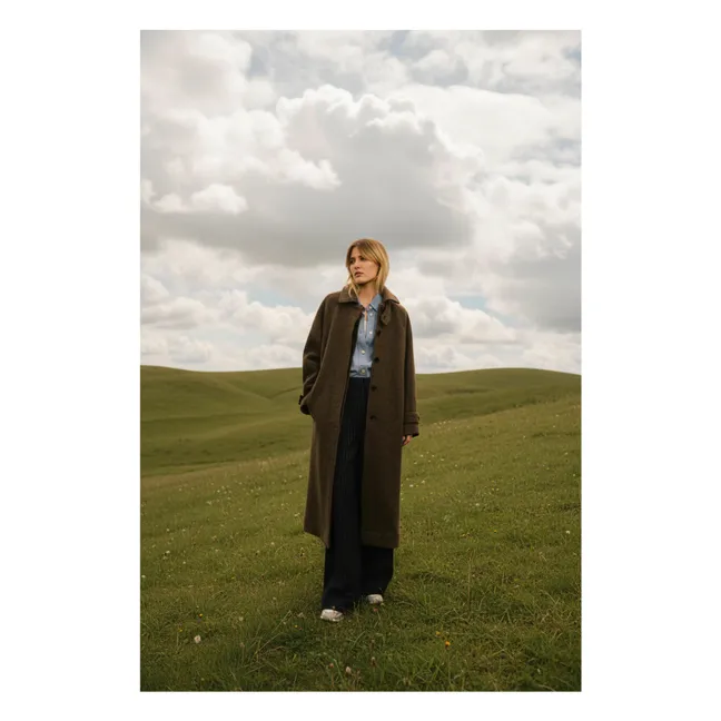 Cappotto in lana vergine Mayri | Marrone