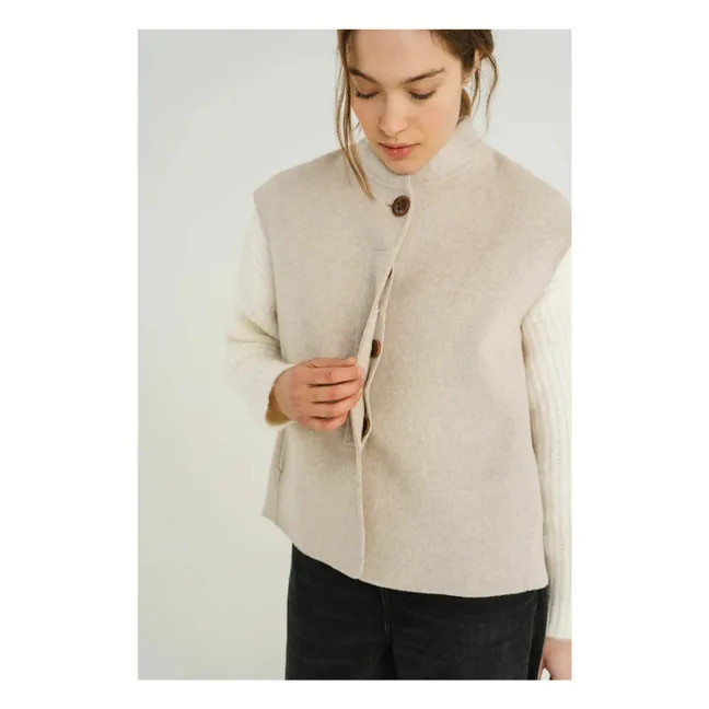 Veste Sans Manches Mireia Laine | Beige
