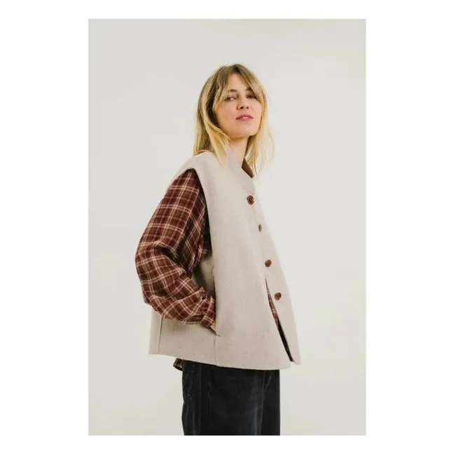 Veste Sans Manches Mireia Laine | Beige