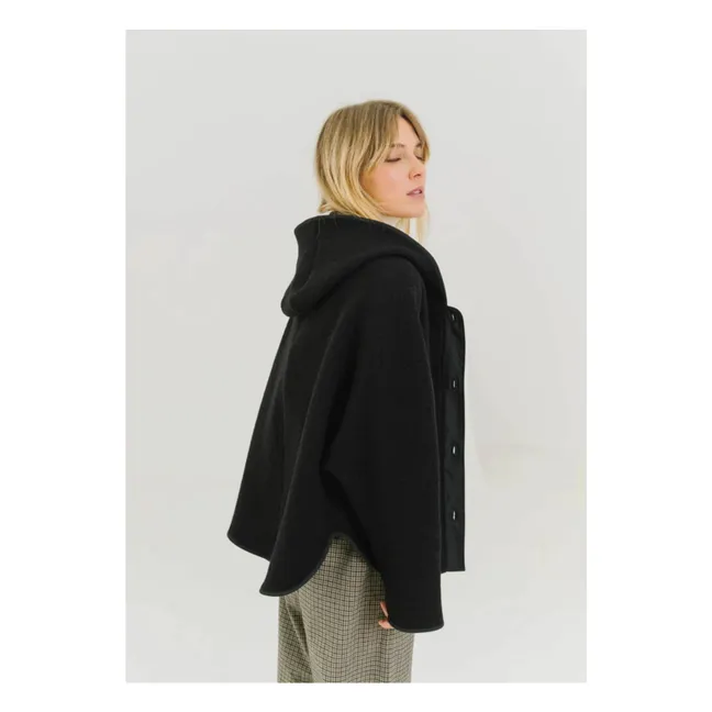 Veste Ani Laine Vierge | Noir