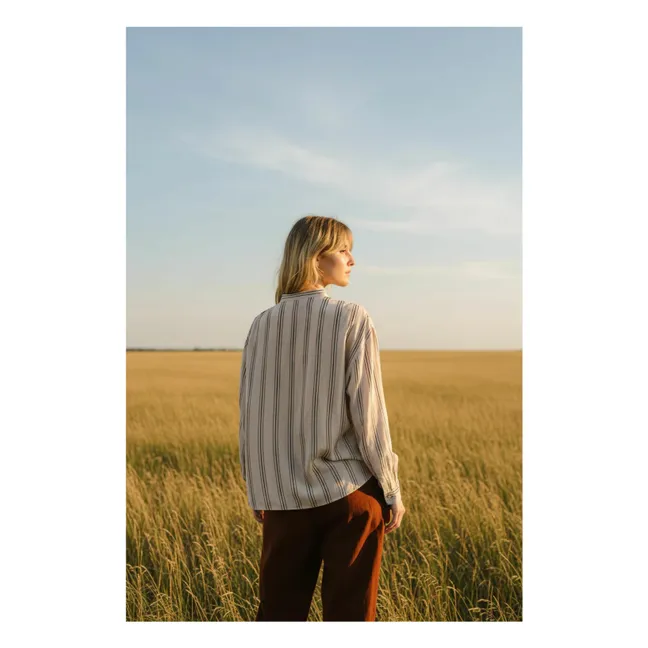 Blouse Ella Canyon Rayée | Beige