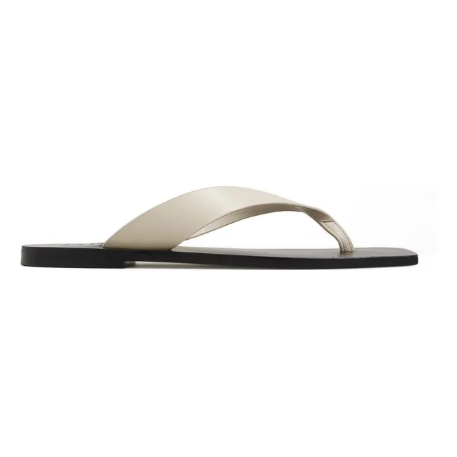 Kinto Two-tone Sandals | Ecru