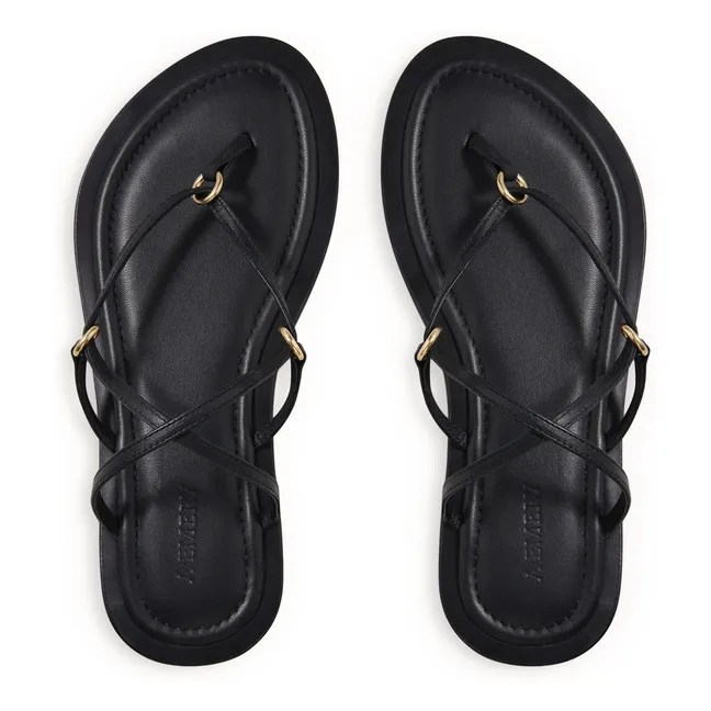 Nanaka Sandalen | Schwarz