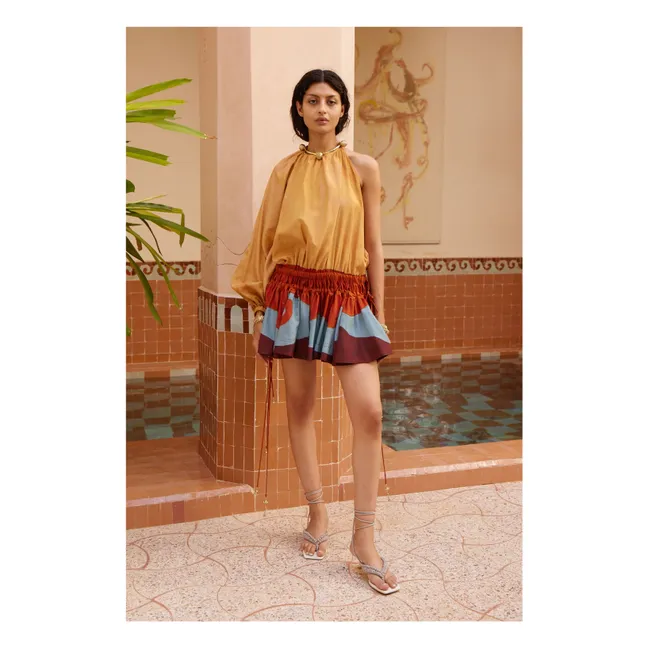 Robe Desert Soie | Ocre