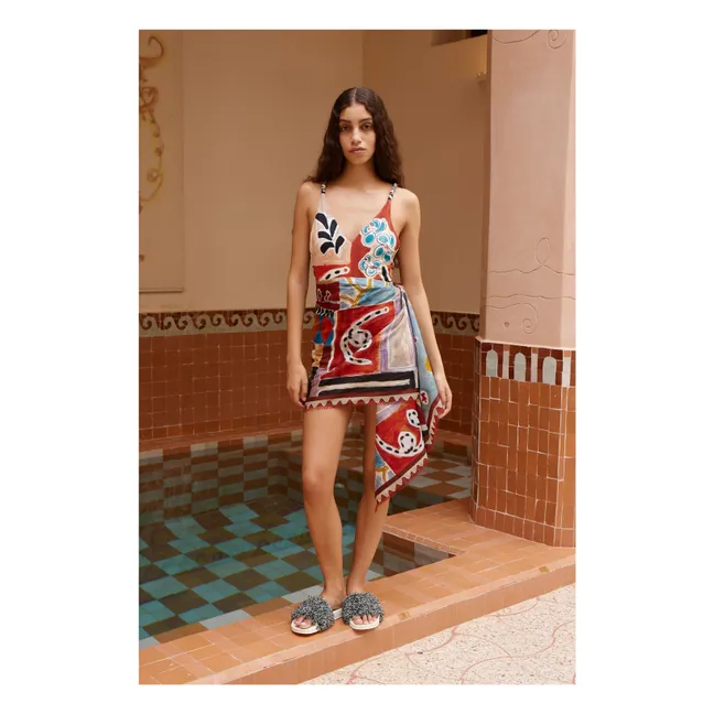 Pareo in cotone organico Michelle | Ruggine