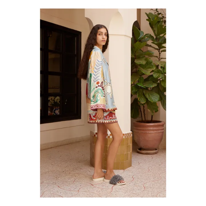 Chemise Michelle Soie | Bleu ciel- Image produit n°3