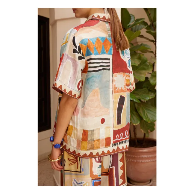 Chemise Manches Courtes Michelle Lin | Ecru