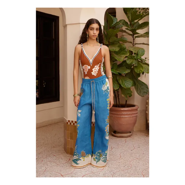 Maillot 1 Pièce Soleil D'Amour Fibres Recyclées | Rouille