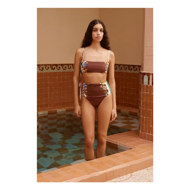 Haut de Maillot Maroc Fibres Recyclées | Marron