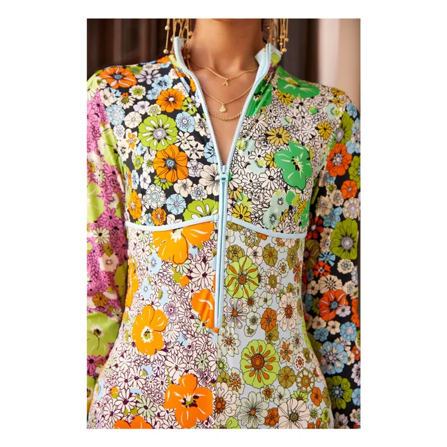 Orange Blossom Recycled Fibers 1-Piece Jersey | Light blue