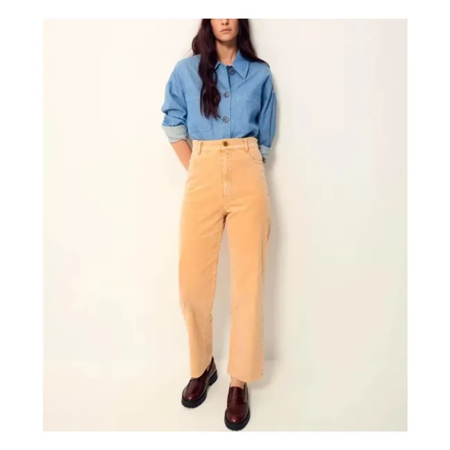 Pantalon Velvet Cruise Velours | Jaune