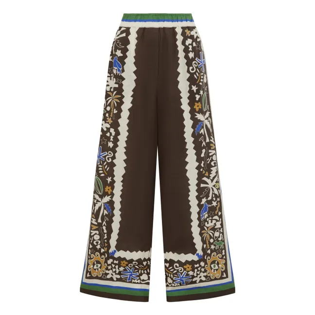 Moroccan pants Linen | Brown