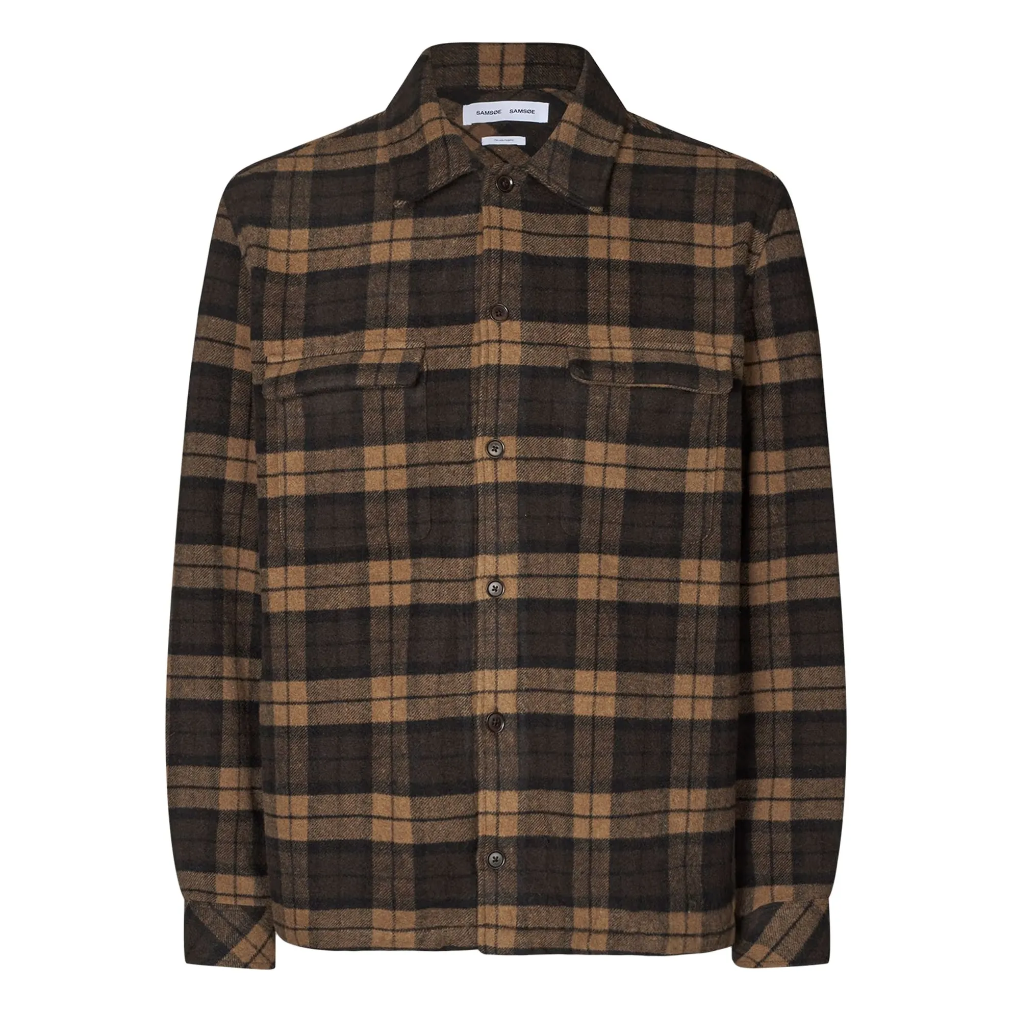 Samsoe Samsoe Brown Sacastor Overshirt