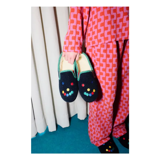 Fun Slippers | Navy blue