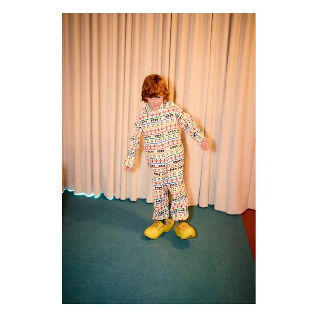 Bobo organic cotton pyjamas | Ecru