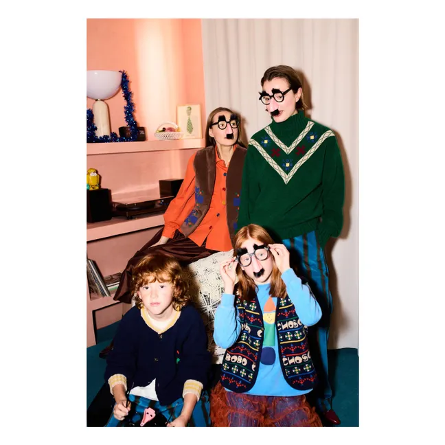 Bobo Weste Wolle und Kaschmir | Navy