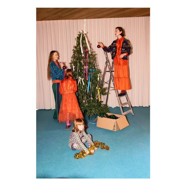 Gonna in tulle | Arancione