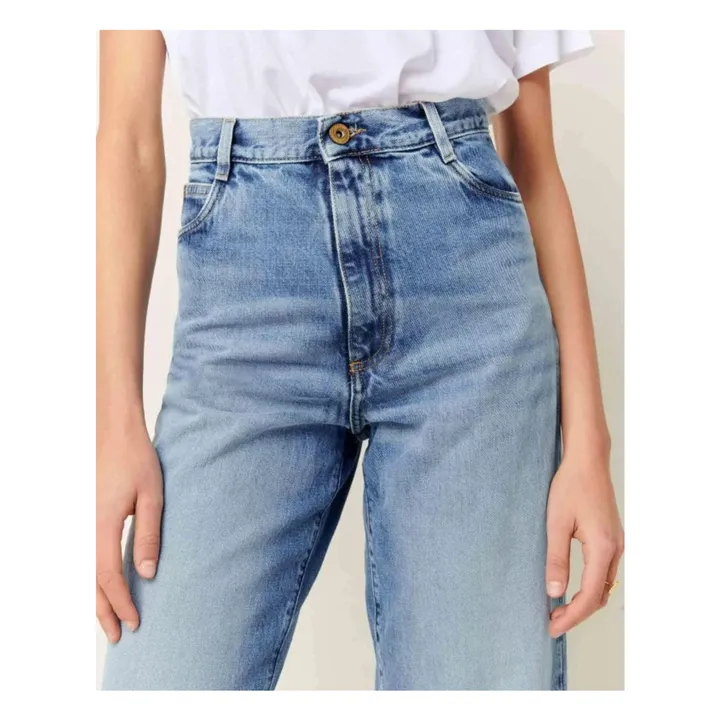 Jean Bay Cruise Coton Bio | Bleu- Image produit n°2