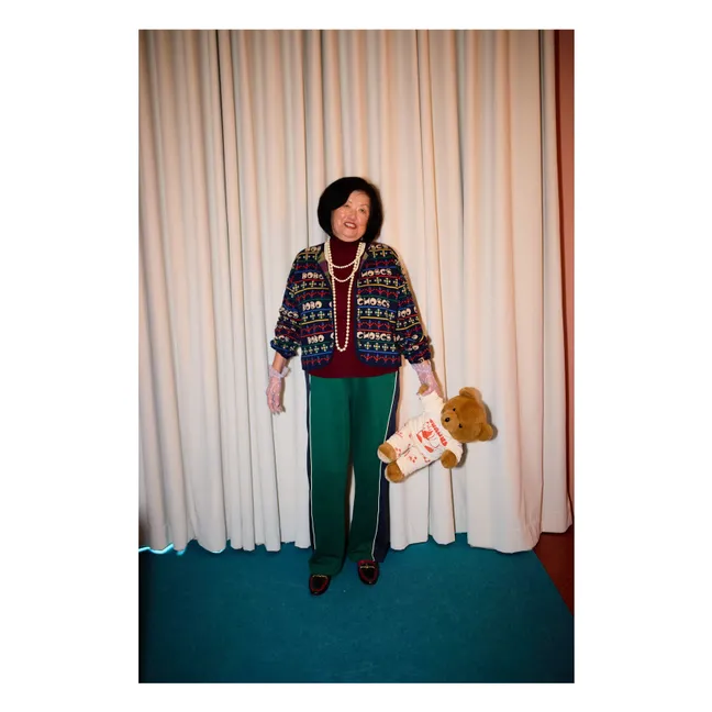 Cardigan Bobo Choses Laine et Fibres Recyclées - Collection Femme | Bleu marine