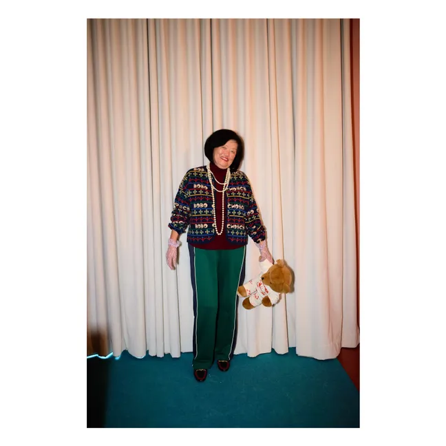 Cárdigan Bobo Choses Lana y fibras recicladas - Colección Mujer | Azul Marino