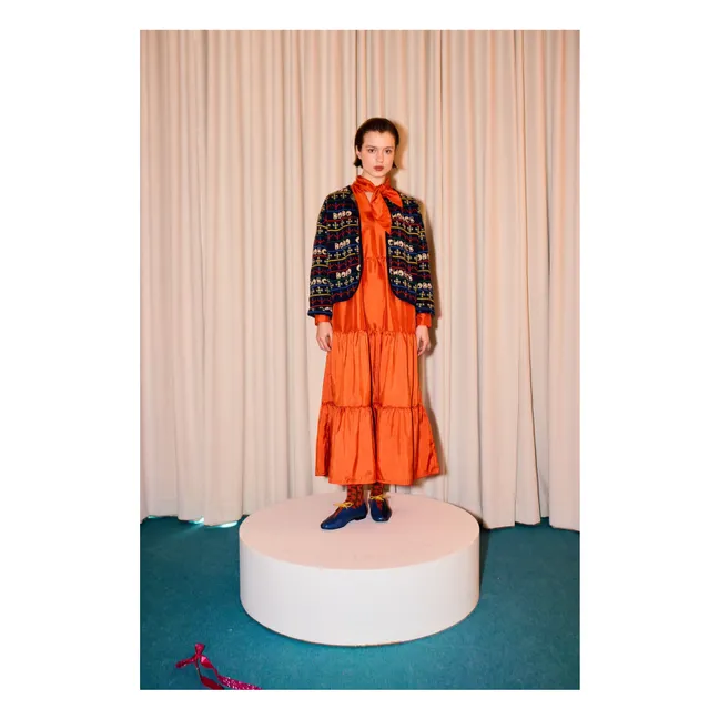 Cárdigan Bobo Choses Lana y fibras recicladas - Colección Mujer | Azul Marino