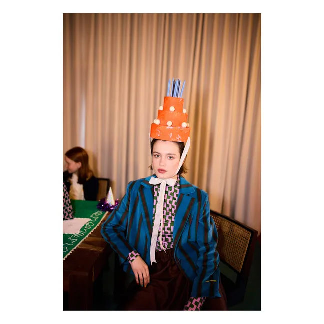 Camiseta de cuello alto estampada - Colección Mujer | Violeta